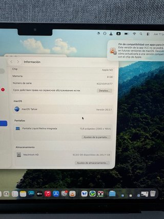 MacBook Air 13 M2 Gris Espacial