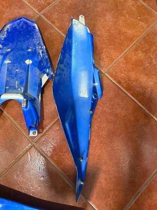 Kit 4 Chapas Derbi DRD Pro Azul/Blanco