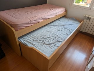 Cama nido con cajones