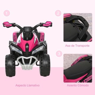 Quad Infantil Rosa RACE