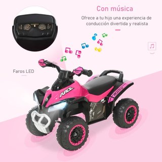 Quad Infantil Rosa RACE