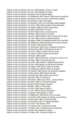 Revistas Historia 16