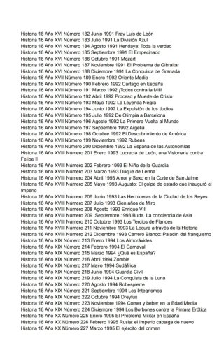 Revistas Historia 16