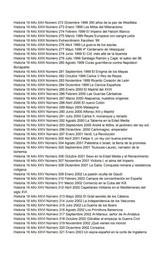 Revistas Historia 16