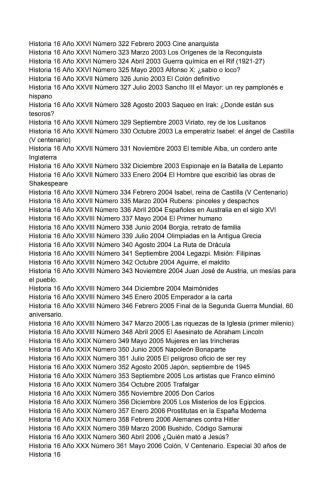 Revistas Historia 16
