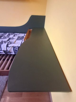 Muebles habitación: Cama, escritorio y estantería