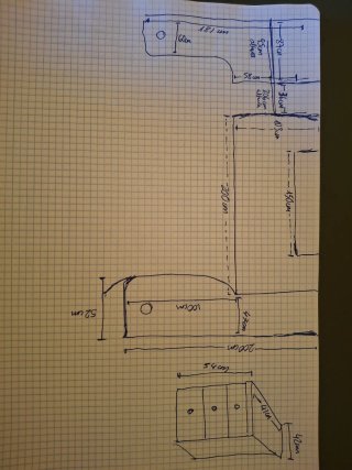 Muebles habitación: Cama, escritorio y estantería