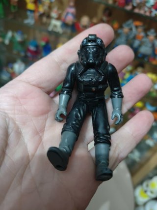 Antigua figura Pbp Imperial fighter pilot años 80