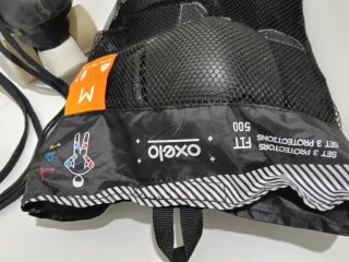 Patines Oxelo Negros Talla 37/38 + Protectores