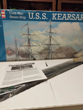 Maqueta Revell U.S.S. Kearsarge Civil War