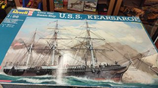 Maqueta Revell U.S.S. Kearsarge Civil War