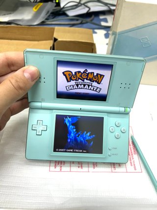 Nintendo DS Lite Celeste Completa