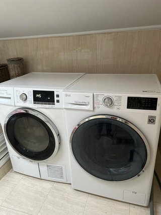 Secadora Teka 8kg y Lavadora LG 9kg