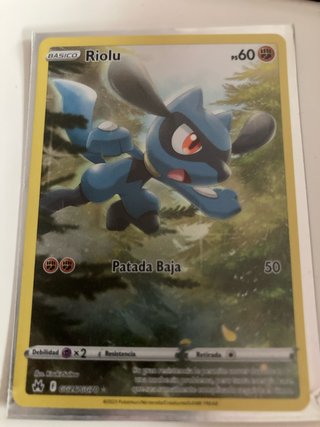 Carta Pokémon Riolu Básico