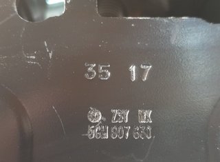 Traversa paragolpe volkswagen 5gm807630 golf 93630