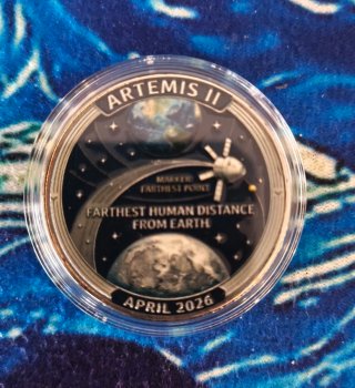 Moneda Conmemorativa Artemis II