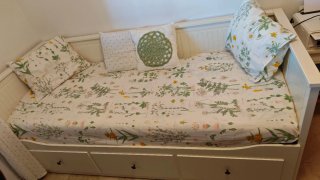 Cama Diván IKEA Hemnes Blanca 80x200cm