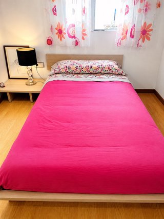 Conjunto Tatami Mesita y Cabecero Madera