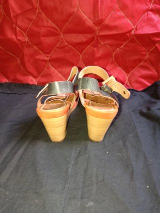 Sandalias Pikolinos Talla 37 Gris Naranja