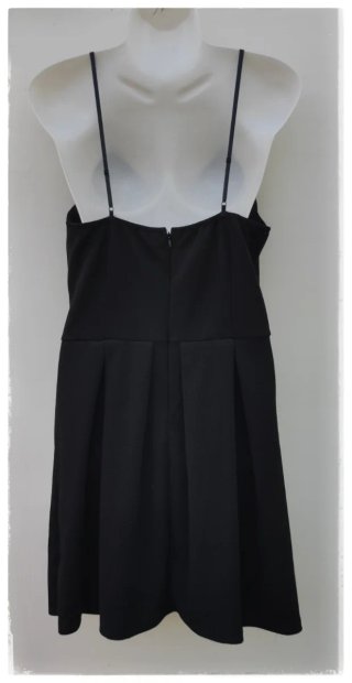 Vestido Negro Corto Laura Torelli Talla M