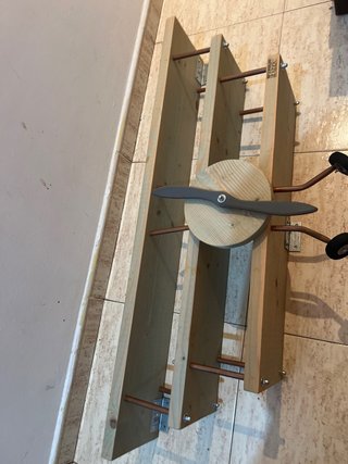 Repisa avión artesanal (marca De Vliegenier)