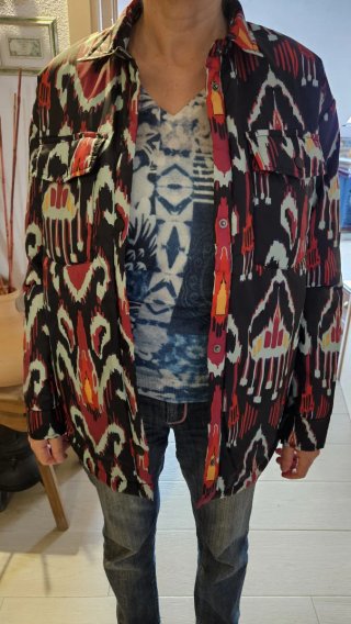 Sobrecamisa acolchada y estampada Desigual