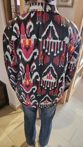 Sobrecamisa acolchada y estampada Desigual