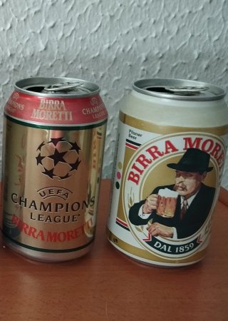 Lattine birra Moretti