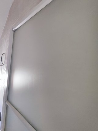 Puerta interior aluminio blanco vidrio