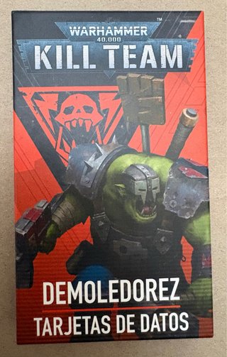 Mazo Demoledorez Tarjetas de Datos Kill Team