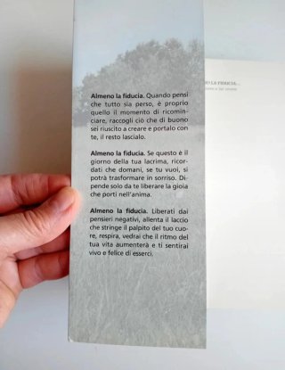 Almeno la fiducia... di Chino Pezzoli