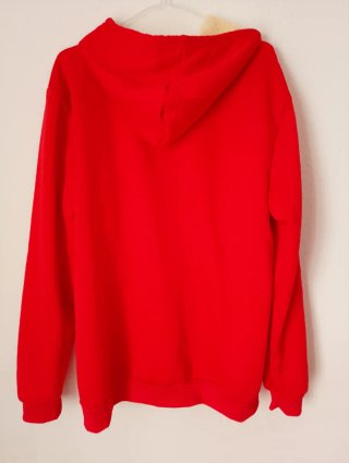 Sudadera roja con borreguito interior