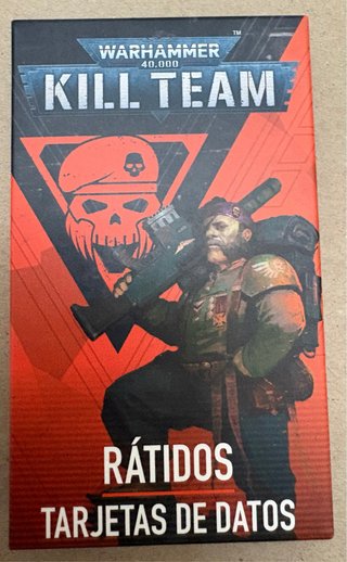 Mazo Rátidos Tarjetas de Datos Kill Team