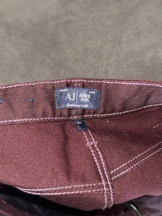 Pantalones Armani Granate Oscuro