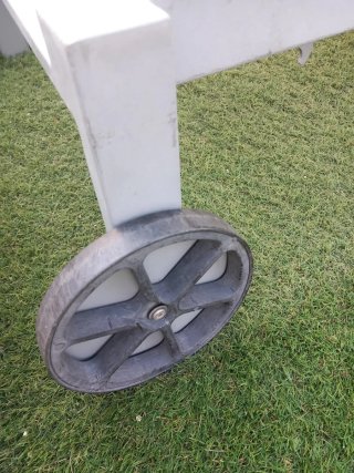 4 Hamacas de tela y aluminio grises