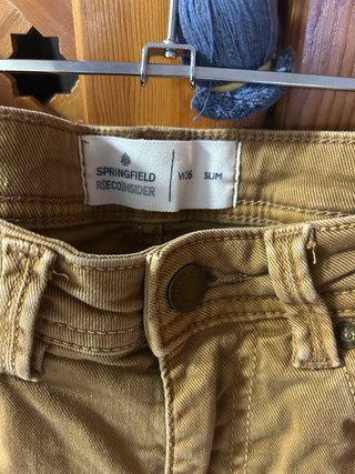 Vaqueros Springfield Marrón Talla 36 Unisex