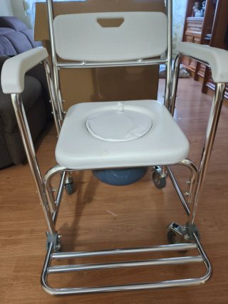 Silla ducha - WC SUNCARE con reposapiés abatible