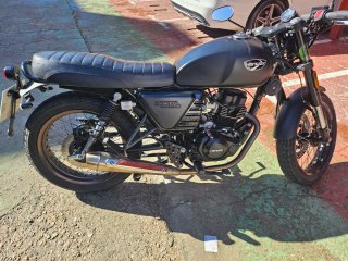 Hanway Café Racer Negra