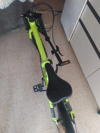 Bicicleta Plegable Verde - Buen Estado