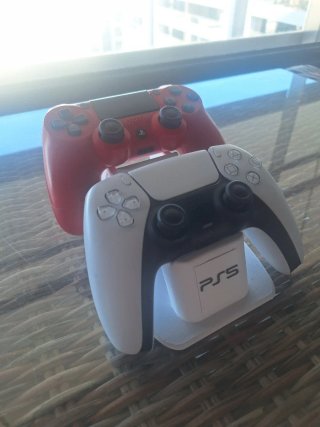 Soporte Dual Mando PS5 y PS4