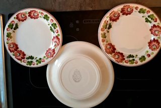 Richard Ginori Piatti Floreali Set 3