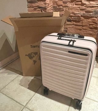 Maleta de cabina Samsonite Redstack rosa