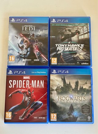 PS4 Slim 1TB + Mando + 4 Juegos