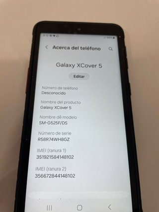 Samsung Galaxy Xcover 5 Negro
