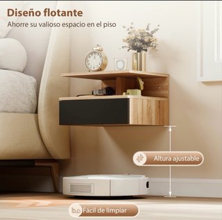 Juego 2 Mesitas de Noche Madera