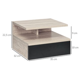 Juego 2 Mesitas de Noche Madera