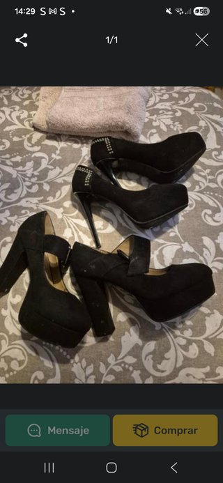 Zapatos de tacón negros