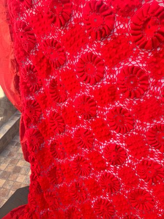 colcha de crochet o ganchillo , echa a mano , mode