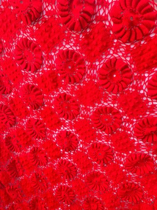 colcha de crochet o ganchillo , echa a mano , mode