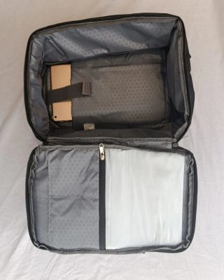 Mochila Cabina Ryanair Equipaje Mano Negra 40L